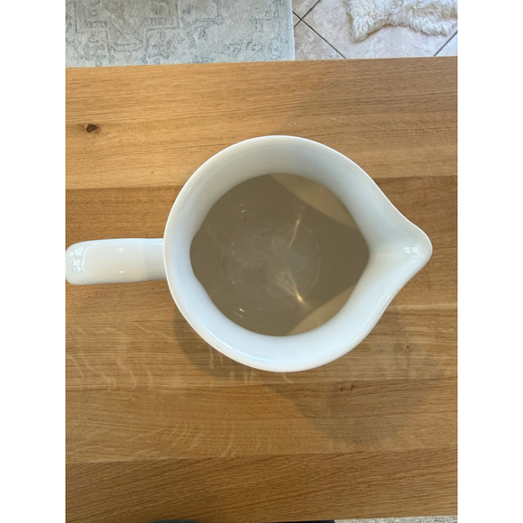 RP Home White Ceramic Pitcher One Size - Picture 3 of 5
